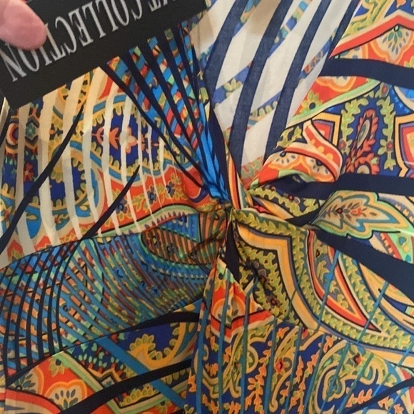 MT collection size S colorful maxi dress NWT - Picture 3 of 4